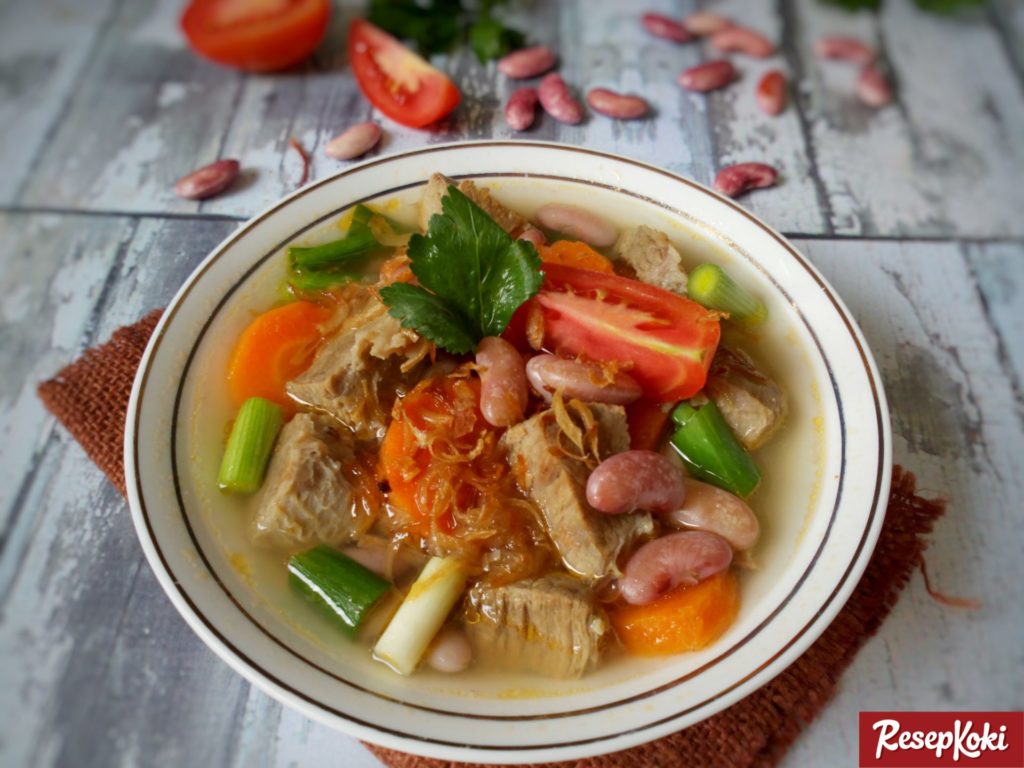 Sup Kacang Merah dan Daging Sapi Istimewa - Resep  ResepKoki