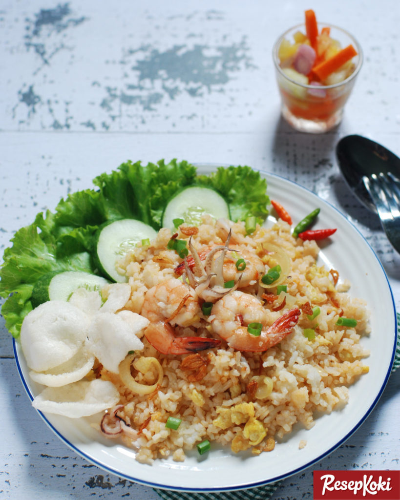  Nasi  Goreng  Seafood  Istimewa dan Super Lezat Resep  