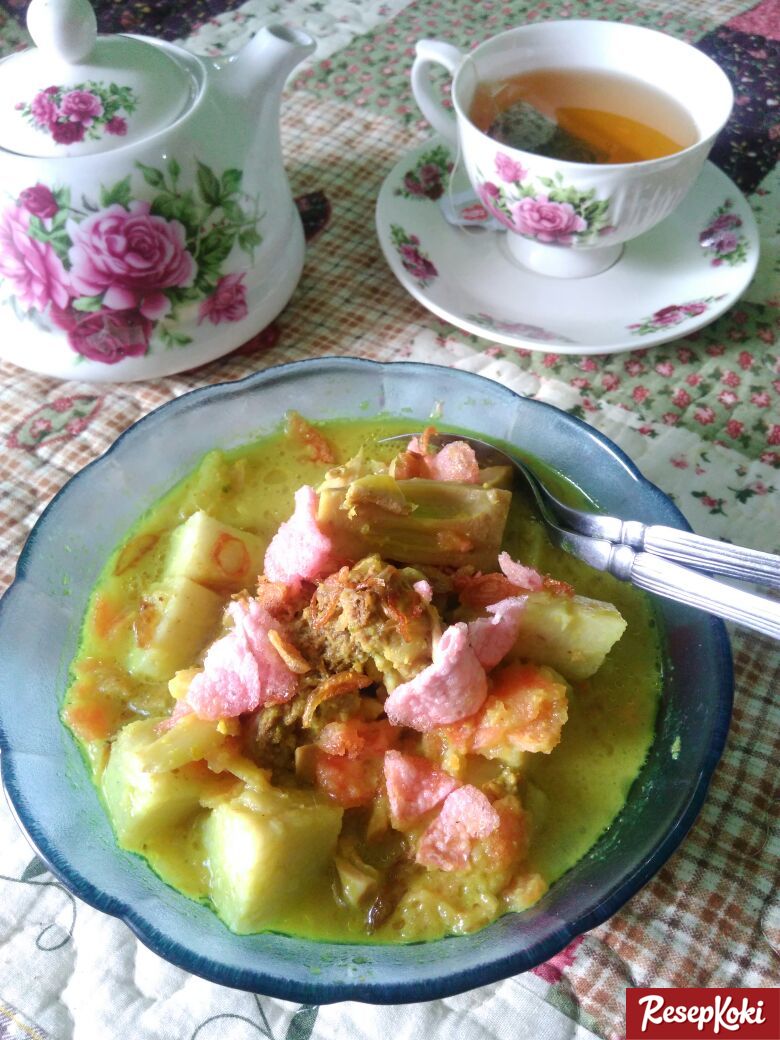 Lontong Sayur Padang Asli dan Lezat - Resep  ResepKoki