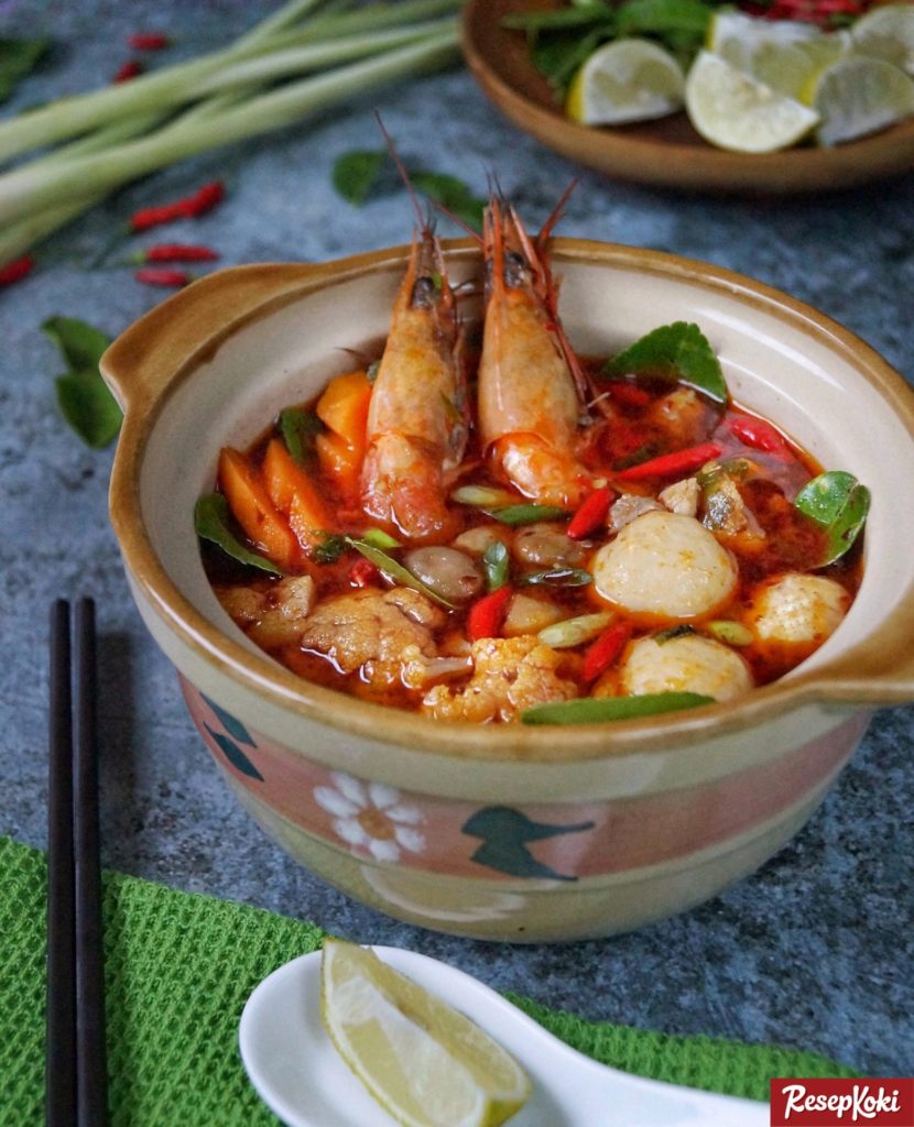 Tom Yam Seafood Lezat Asli Thailand - Resep  ResepKoki
