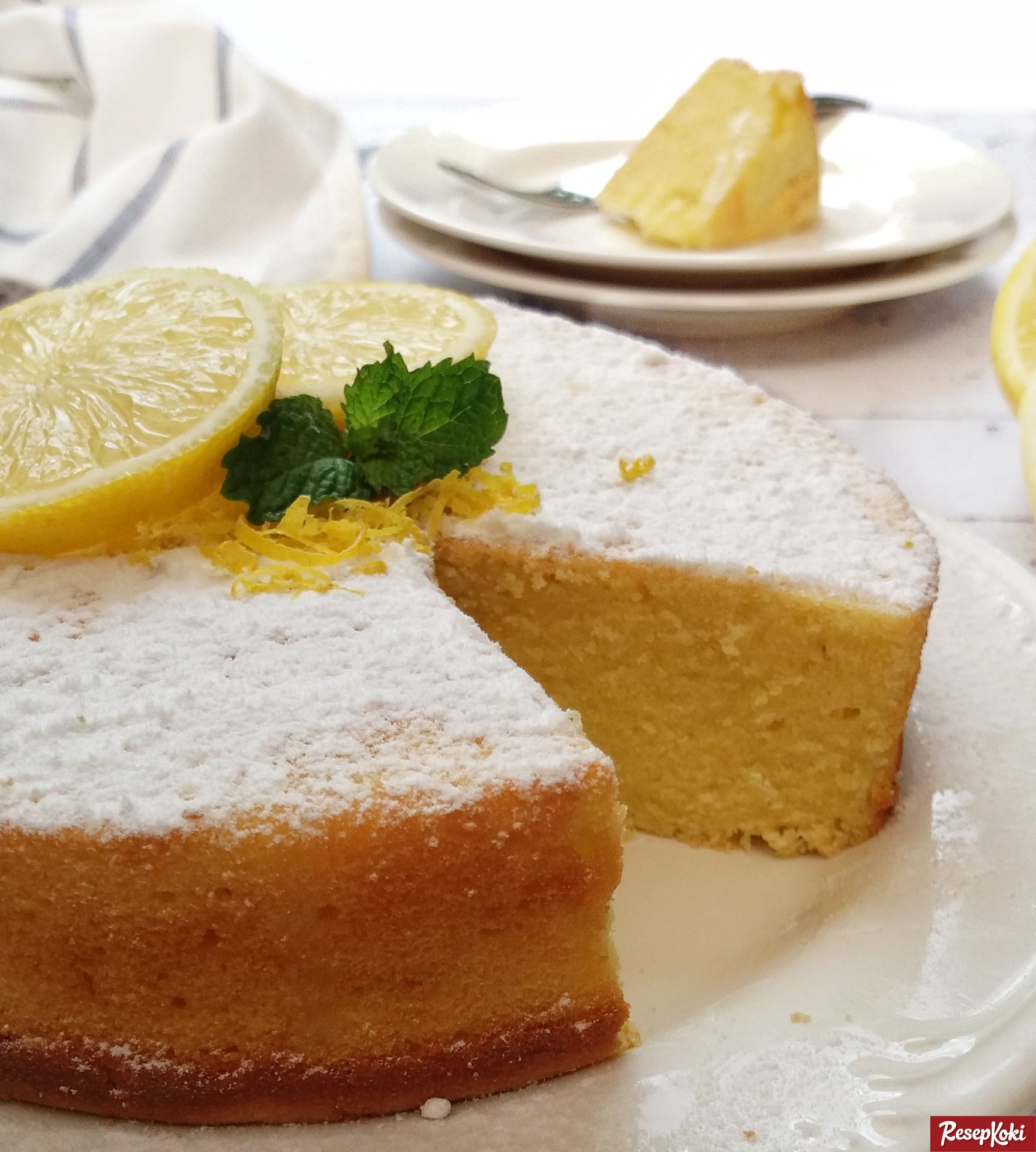 Sponge Cake Lemon Harum dan Lembut - Resep  ResepKoki