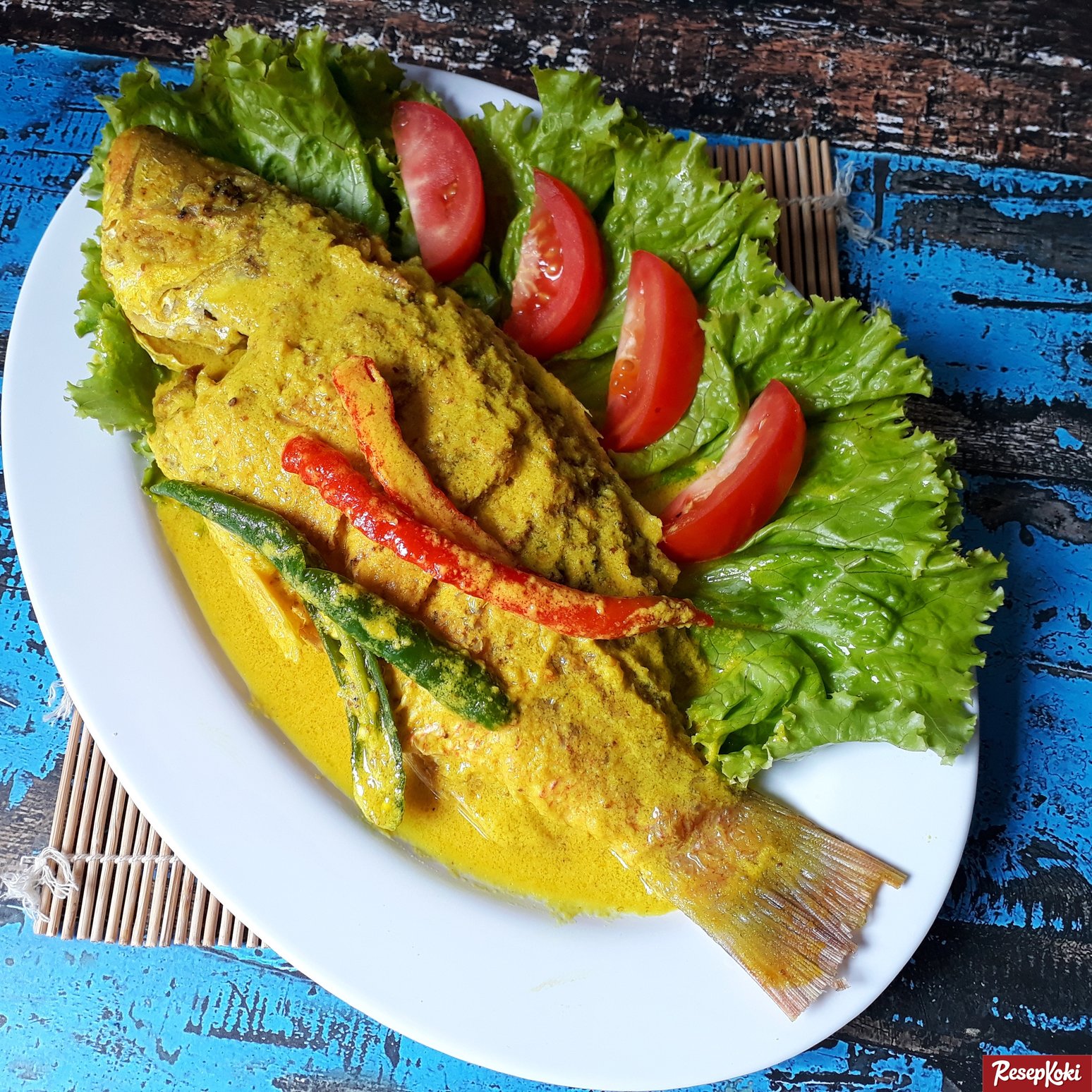 Ikan Kakap Bumbu Kuning Lezat Praktis - Resep | ResepKoki