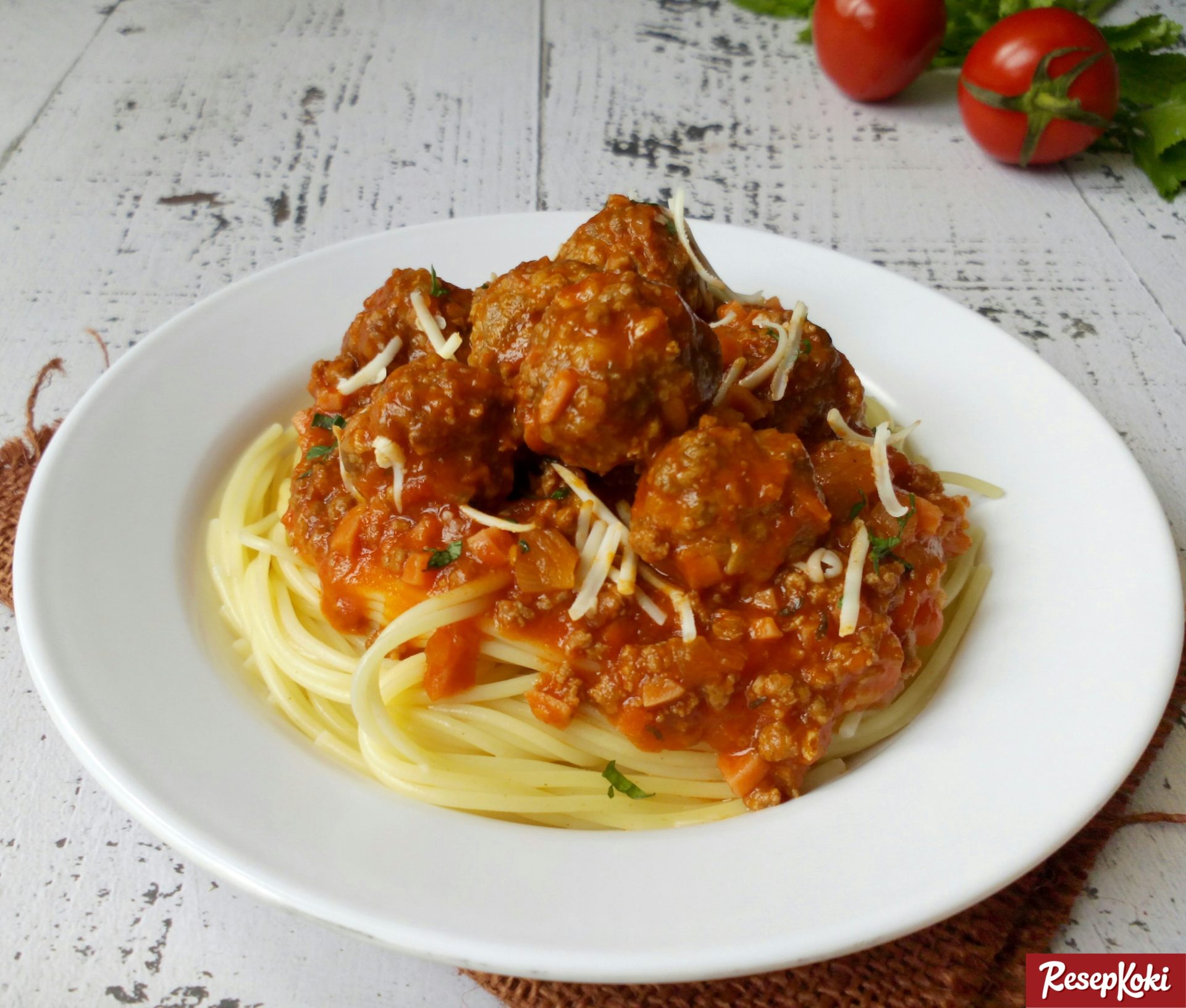 Resep Spaghetti Bolognese Meatballs (Bola-bola Daging)