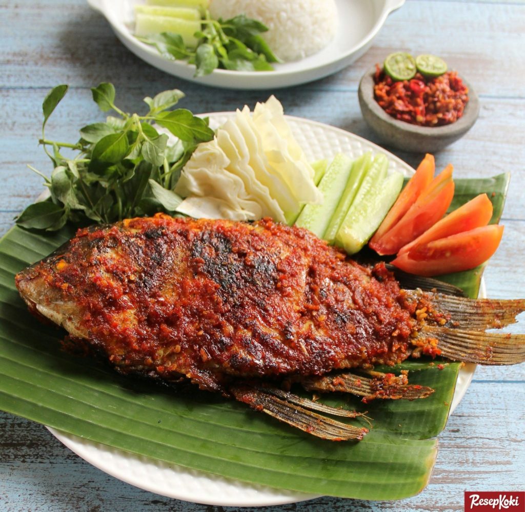 Ikan Gurame Bakar Bumbu Bali Pedas Istimewa Resep ResepKoki