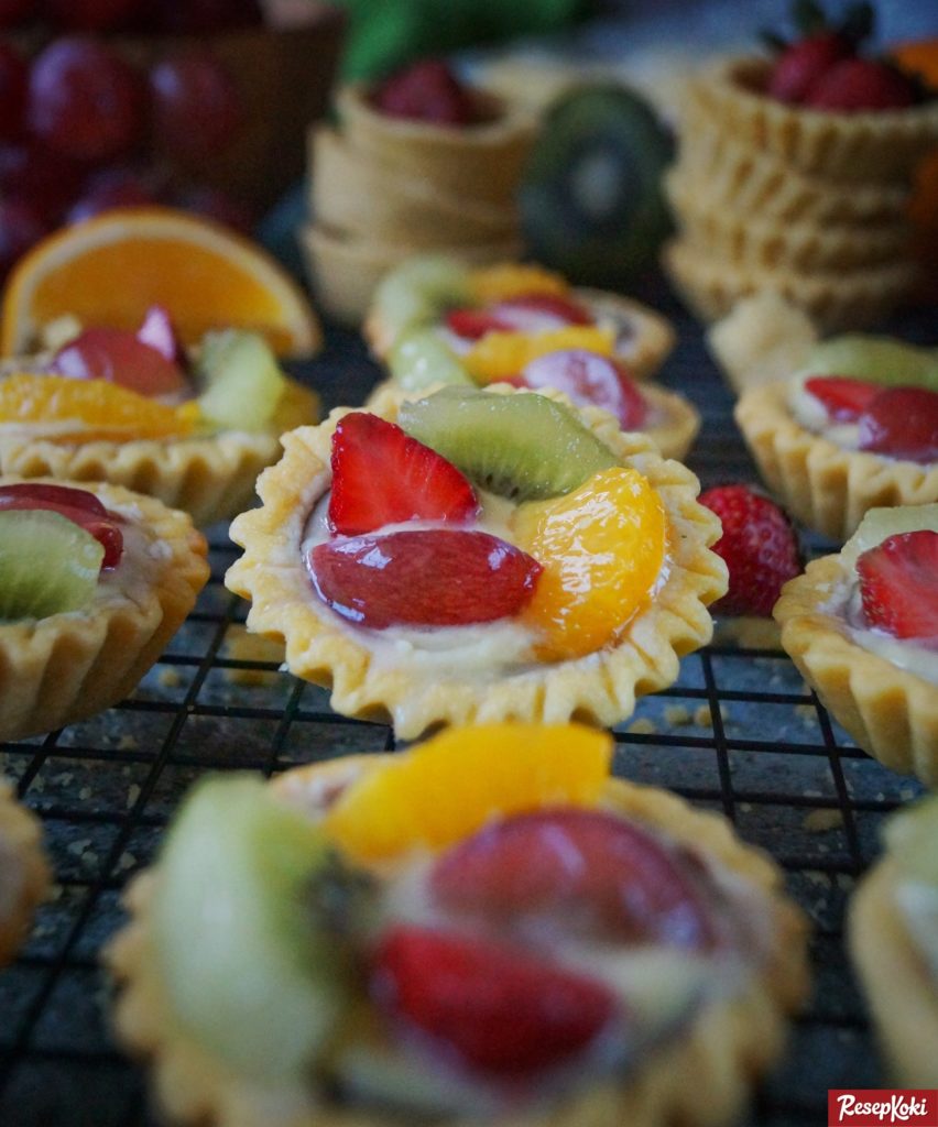 Pie Buah  Mini Fruit Tartlet Renyah dan Praktis Resep  