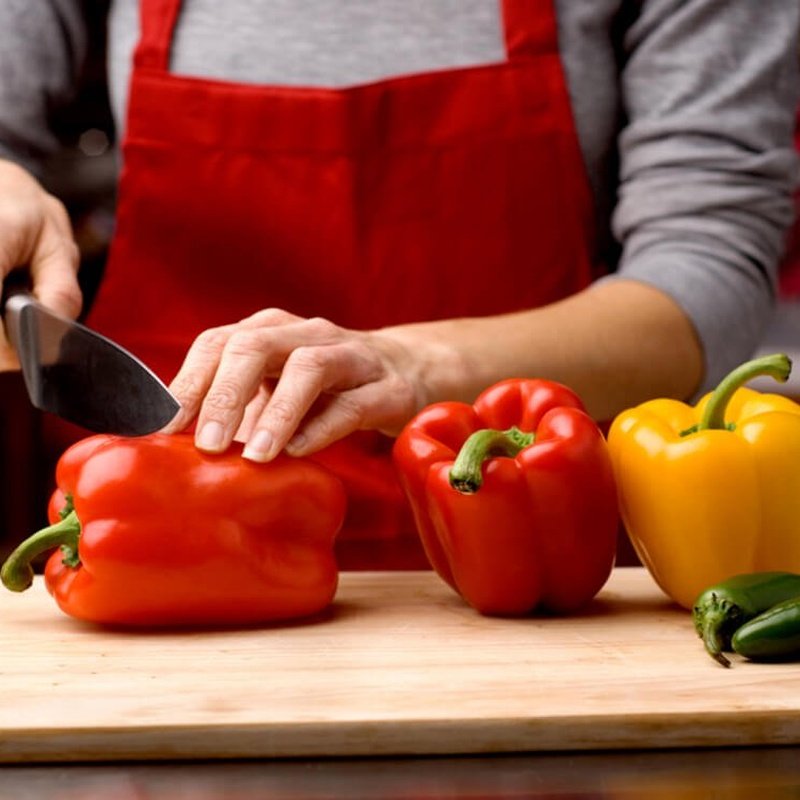 4 Langkah Memotong Paprika dengan Mudah