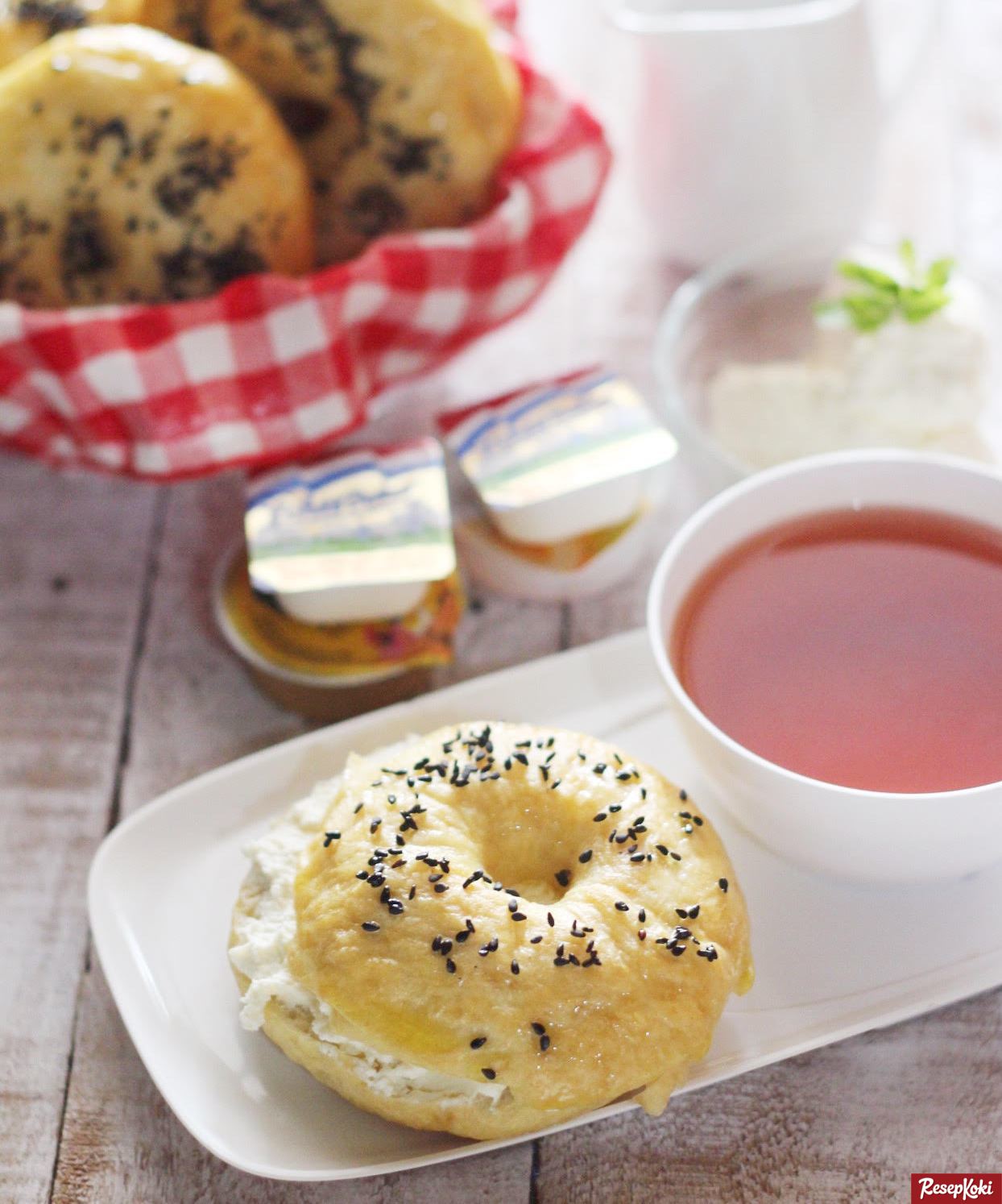 Gambar Hasil Membuat Resep Bagel