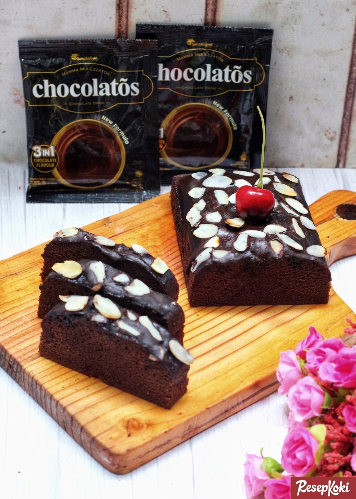 Gambar Hasil Membuat Resep Brownies Chocolatos